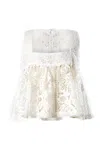 Biyan Shayla Eyelet-embroidered Linen Crop Top In Neutral