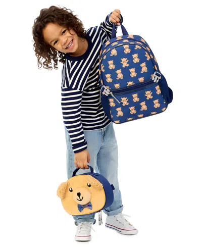 Biz & Bean Babies' Toddler Boys' And Girls' Bear Preschool Backpack And Lunch Bag, 2-piece Set In Multi
