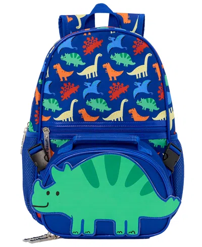 Biz & Bean Babies' Toddler Boys' And Girls' Dinosaur Preschool Backpack And Lunch Bag, 2-piece Set In Multi