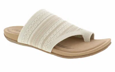 Biza Women's Lavish Stretch Knit Sandal In Sand Multi
