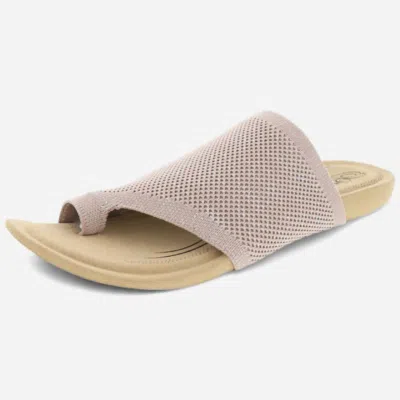 Biza Women's Lavish Stretch Sandal In Blush In Gold