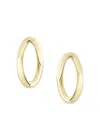 Bizzotto Gioielli 18k Yellow Gold Blink Oval Earrings In Gold