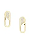 Bizzotto Gioielli 18k Yellow Gold Small Link Diamond Earrings In Gold