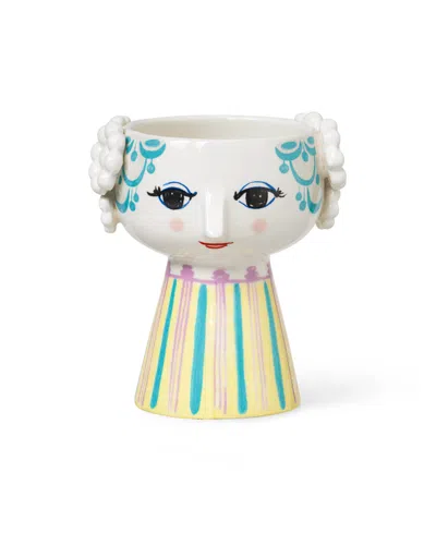 Bjã¸rn Wiinblad Rosendahl Eva 3.7" Candle Holder In Multi