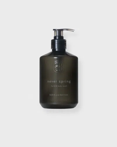 Björkandb Hand & Body Wash Never Spring In Black