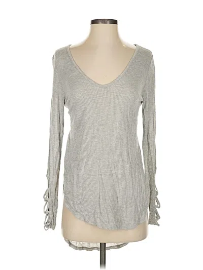 Pre-owned Bke 3/4 Sleeve T-shirt In Gray