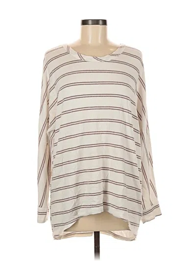 Pre-owned Bke 3/4 Sleeve T-shirt In Ivory