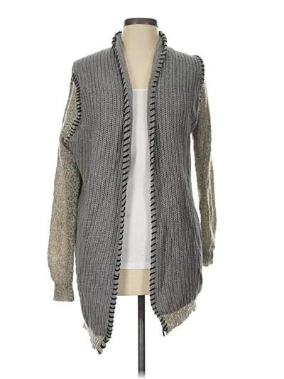 Pre-owned Bke Cardigan Sweater In Gray