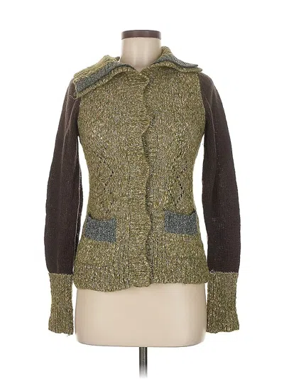 Pre-owned Bke Cardigan Sweater In Green