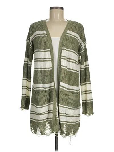 Pre-owned Bke Cardigan Sweater In Green