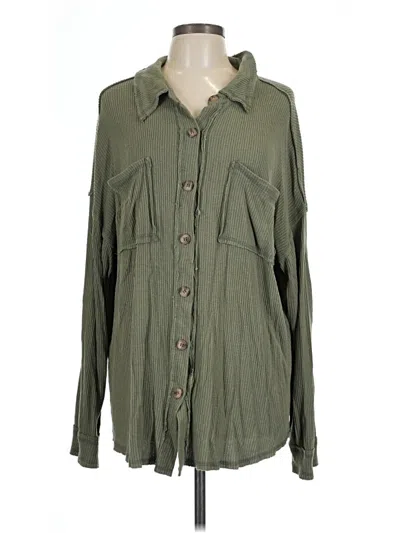 Pre-owned Bke Cardigan Sweater In Green