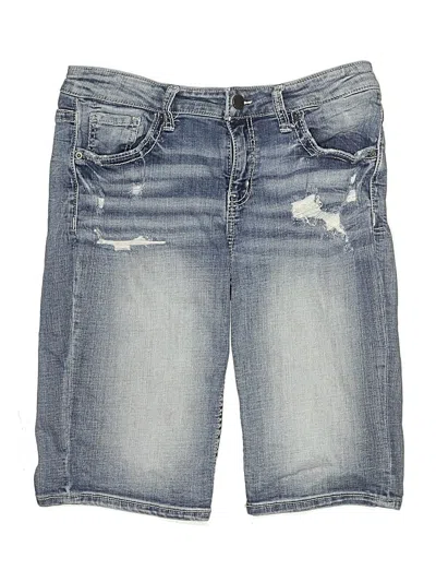 Pre-owned Bke Denim Shorts In Blue