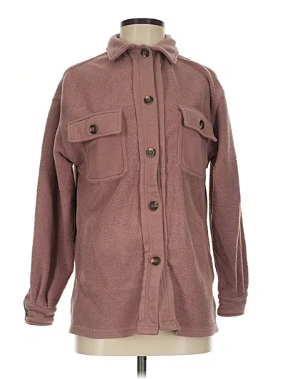 Pre-owned Bke Fleece Jacket In Brown