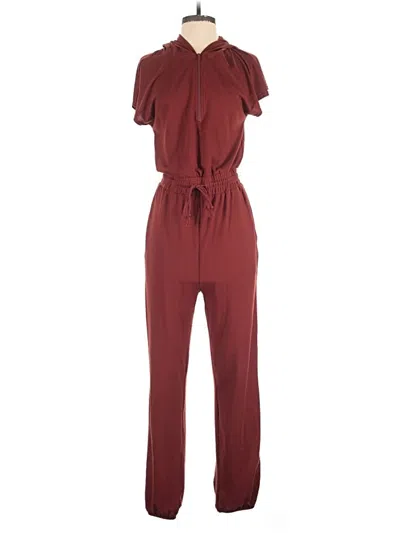 Pre-owned Bke Jumpsuit In Burgundy