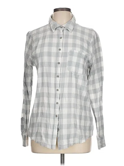 Pre-owned Bke Long Sleeve Button Down Shirt In Gray