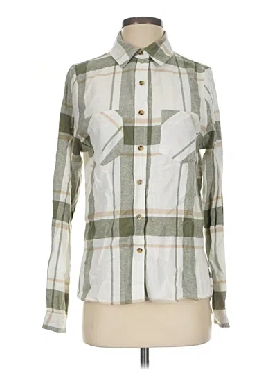 Bke Long Sleeve Button Down Shirt In Green