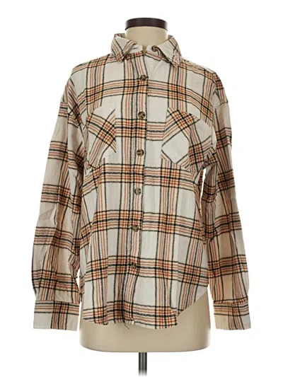 Bke Long Sleeve Button Down Shirt In Multi