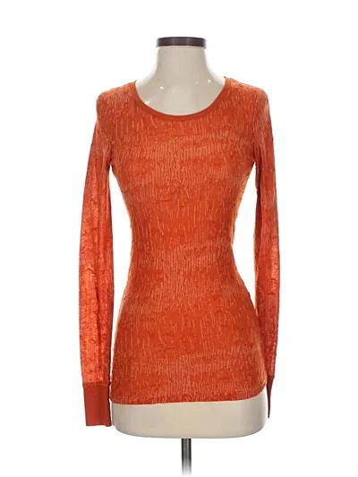 Pre-owned Bke Long Sleeve T-shirt In Orange