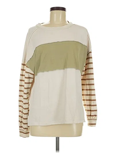 Pre-owned Bke Long Sleeve T-shirt In Ivory