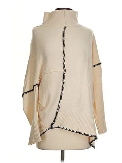 Pre-owned Bke Poncho In Tan