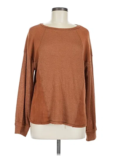 Pre-owned Bke Pullover Sweater In Brown