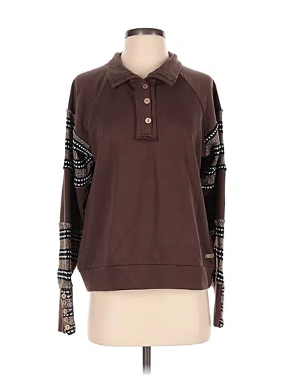 Pre-owned Bke Pullover Sweater In Brown