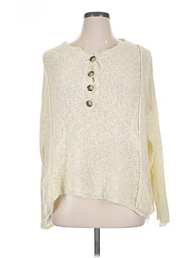 Pre-owned Bke Pullover Sweater In White