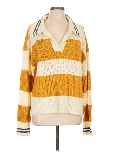 Pre-owned Bke Pullover Sweater In Yellow