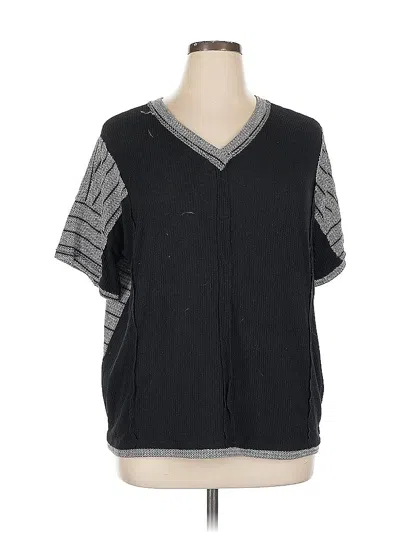 Pre-owned Bke Short Sleeve Henley Shirt In Gray