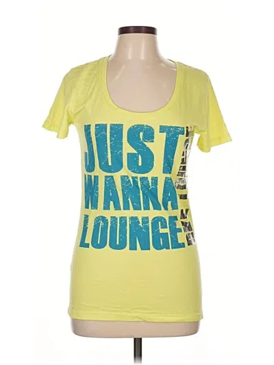 Pre-owned Bke Short Sleeve T-shirt In Yellow