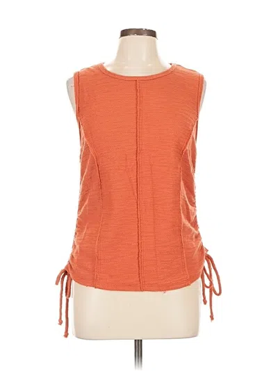 Pre-owned Bke Sleeveless Blouse In Orange