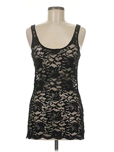 Pre-owned Bke Sleeveless Top Black Scoop Neck Tops