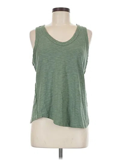 Pre-owned Bke Sleeveless Top Green Scoop Neck Tops