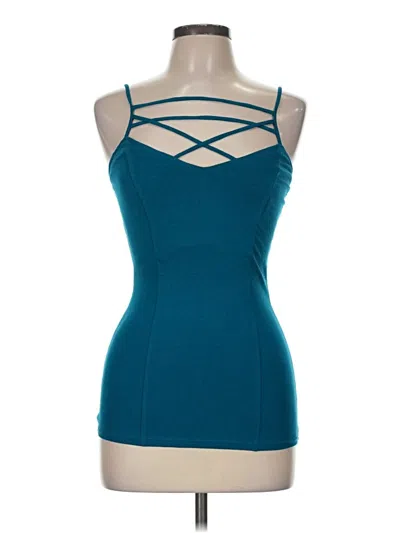 Pre-owned Bke Sleeveless Top Teal Strapless Neckline Tops