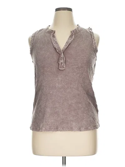 Pre-owned Bke Sleeveless T-shirt In Brown