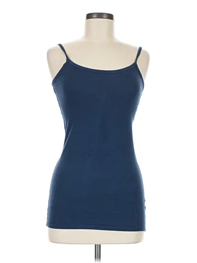 Pre-owned Bke Tank Top Blue Strapless Neckline Tops