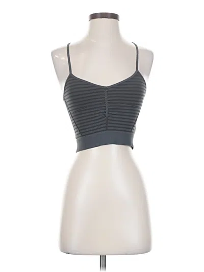 Pre-owned Bke Tank Top Gray Strapless Neckline Tops