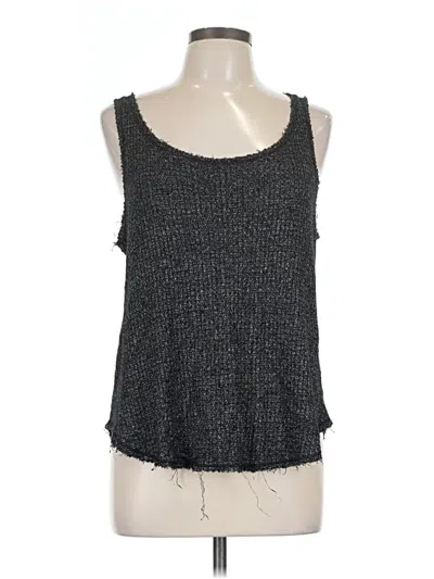Pre-owned Bke Tank Top Gray Strapless Neckline Tops