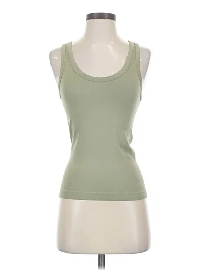 Pre-owned Bke Tank Top Green Strapless Neckline Tops