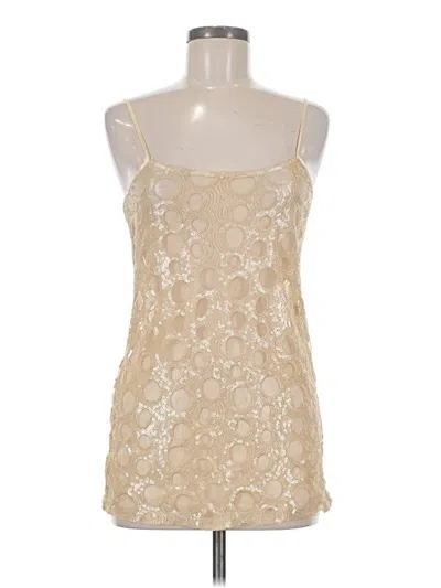 Pre-owned Bke Tank Top Ivory Strapless Neckline Tops