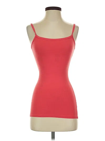 Pre-owned Bke Tank Top Red Strapless Neckline Tops