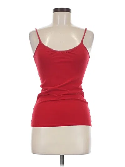 Pre-owned Bke Tank Top Red Strapless Neckline Tops
