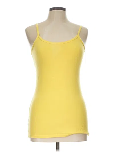 Pre-owned Bke Tank Top Yellow Strapless Neckline Tops