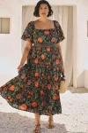 Bl-nk Genova Midi Dress In Multicolor