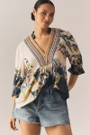Bl-nk Stephanie Top In Multicolor