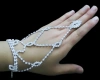 Bl Silver Plated Crystal Rhinestone Bracelet In Neutral