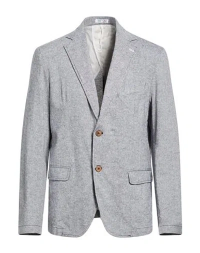 Bl.11  Block Eleven Bl.11 Block Eleven Man Blazer Blue Size 42 Linen, Cotton