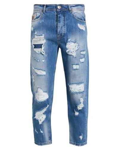 Bl.11  Block Eleven Bl.11 Block Eleven Man Jeans Blue Size 30 Cotton