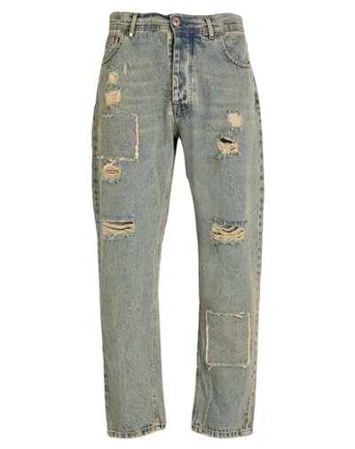 Bl.11  Block Eleven Bl.11 Block Eleven Man Jeans Blue Size 36 Cotton