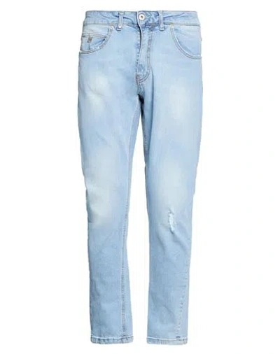 Bl.11  Block Eleven Bl.11 Block Eleven Man Jeans Blue Size 36 Cotton, Elastane